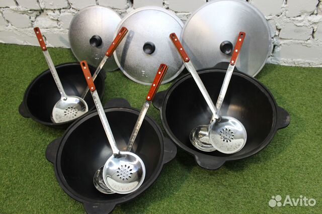 Казан чугунный Узбекский с печью для казана