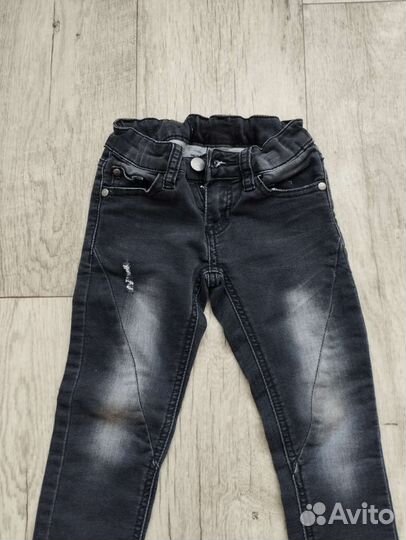 Джинсы фирменные, рост 104
