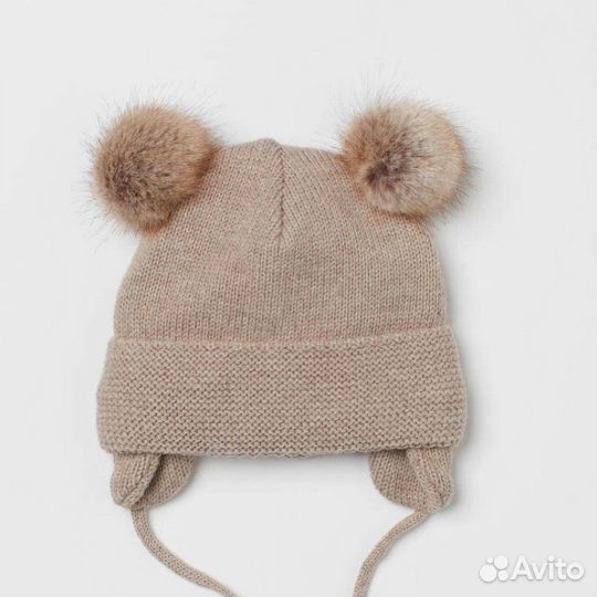 Шапка для девочки новая h&m 74/80 (6-12 мес) р-р