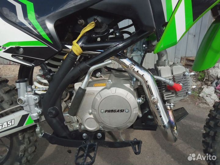 Мотоцикл кроссовый Progasi Smart mini 125 зеленый