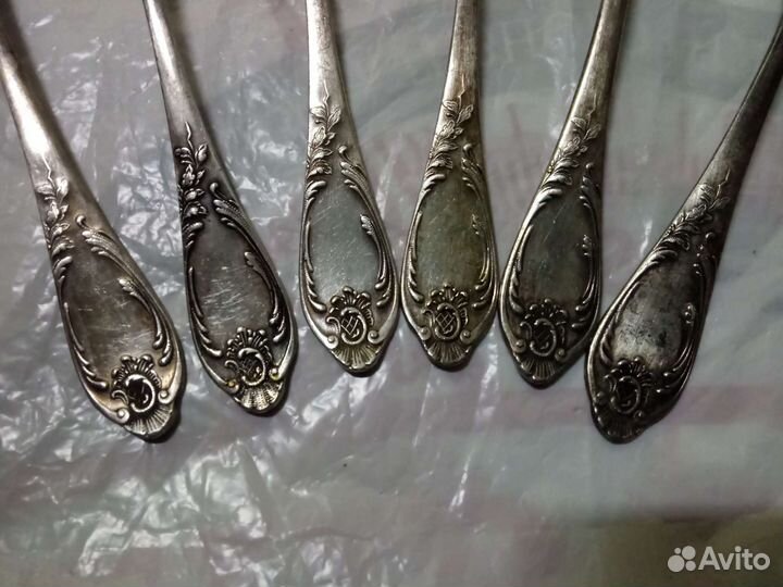 Мельхиоровые столовые ложки СССР
