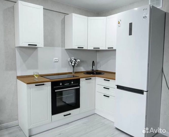 Готовая Кухня альфа мдф 2.4 метра, в наличии