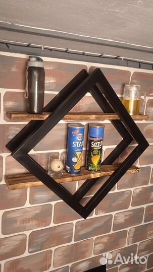 Полка настенная лофт