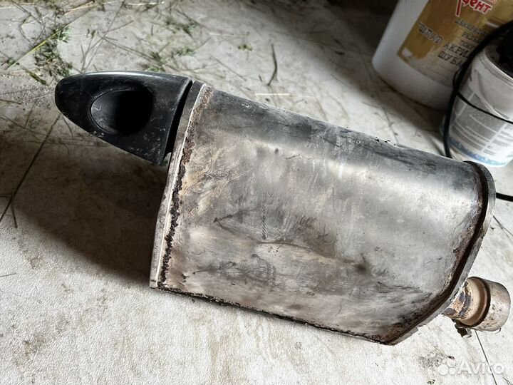 Kawasaki er6 глушитель