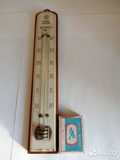 Термометр антикварный Ф. швабе