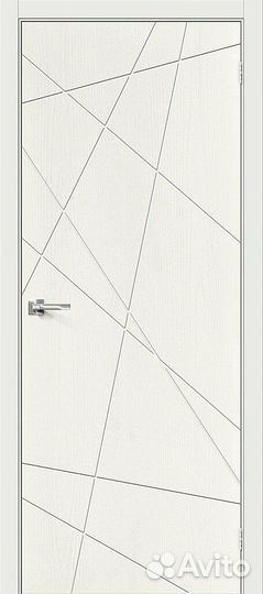 Межкомнатная дверь Bravo 013-0472 Граффити-5 ST Wh