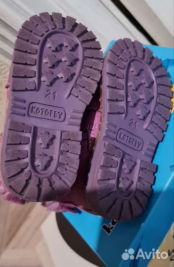 Ботинки на байке для девочки, 21 раз