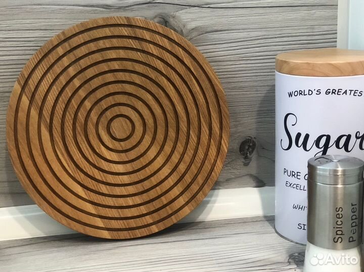 Доска разделочная Line сервировочная в ясень+масло