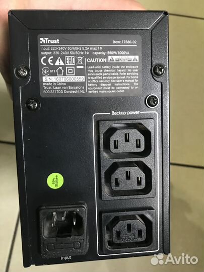 Ибп Trust Oxxtron 1000VA