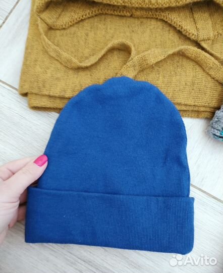 Шарф шапка варежки краги пакетом 3-6 лет