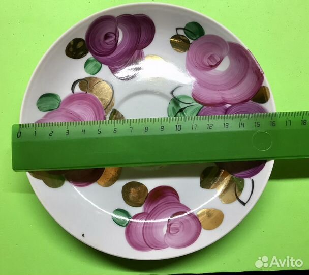 Чайные блюдца/салатник СССР Дулево/Песочное