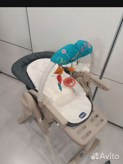 Стульчик для кормления chicco polly