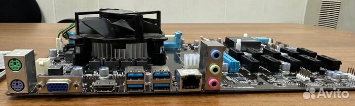 Плата Esonic B250-BTC-gladiator + G3900