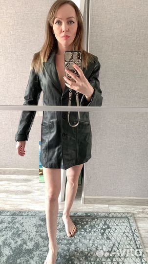 Пиджак натуральная кожа 42-44