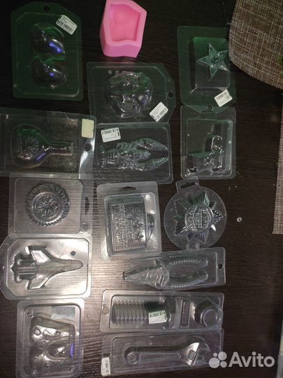 Формы для мыла. Б/у