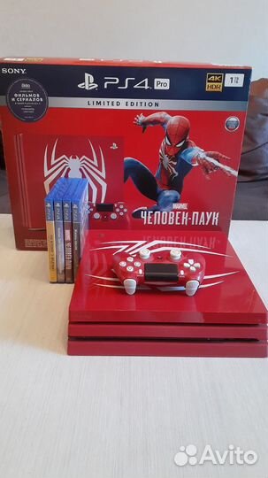 Sony PS4 PRO 1tb Spider man Limited edition