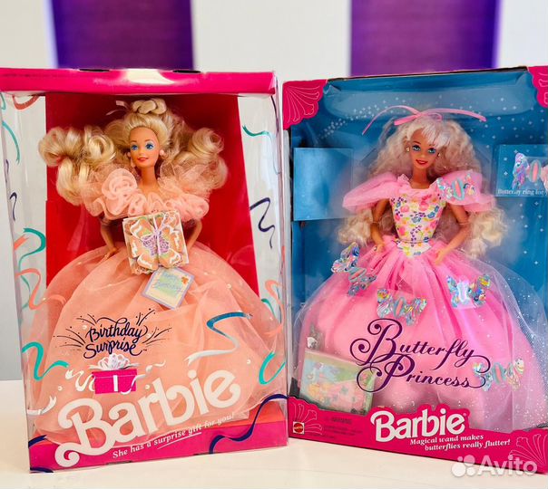 Кукла барби 90 х Barbie Butterfly Princess 1994