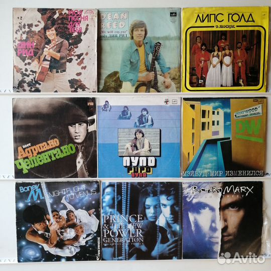 Зарубежная эстрада виниловые пластинки