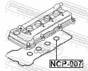 Кольцо уплотнит свеч колодца nissan note, micra