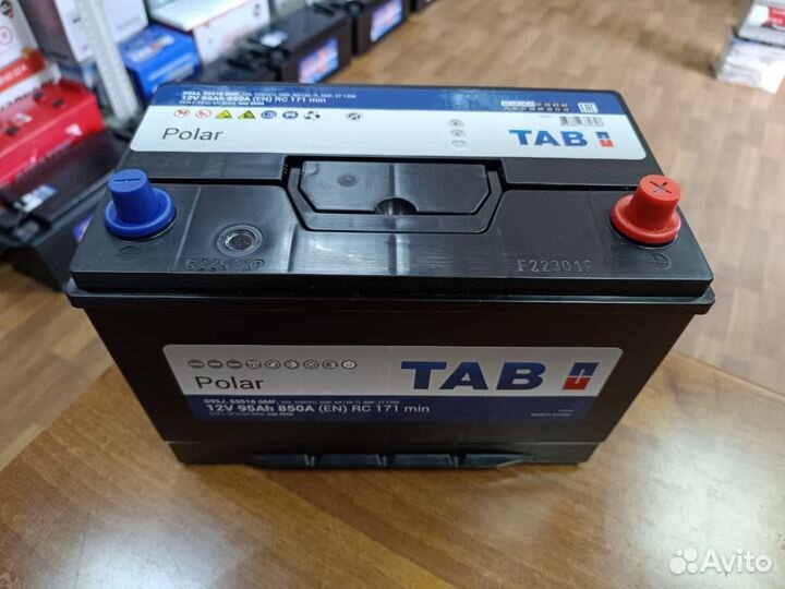 Аккумулятор 95 Ач TAB на SsangYong Toyota Hyundai