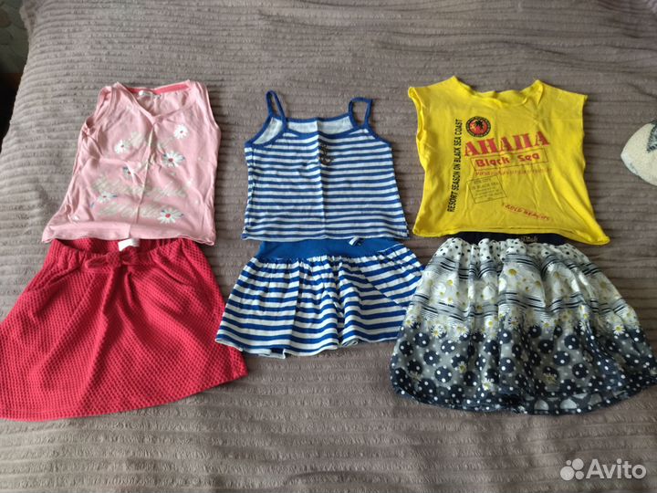 Пакет одежды для девочки 104 рост