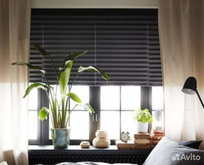 IKEA Жалюзи шоттис белые и серые