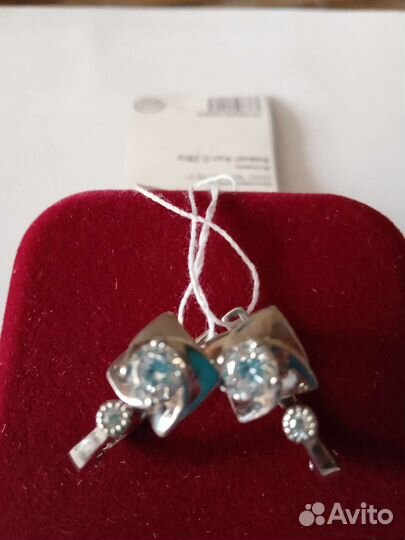 Серьги из серебра новые
