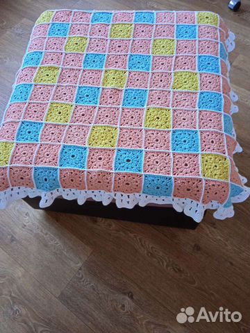 Накидка на пуф