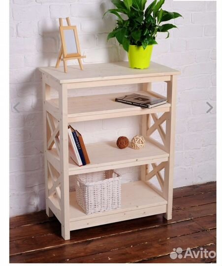 Стеллажи консоли банкетки