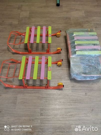 Детские санки новые
