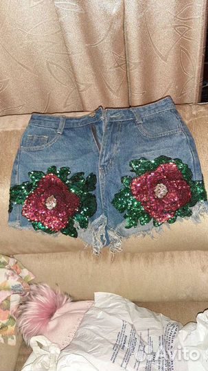 Джинсовые шорты на девочку