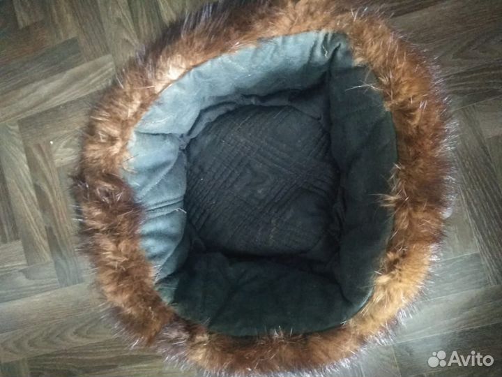 Норковая шапка мужская