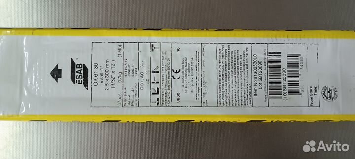 Электроды сварочные esab ок 61.30