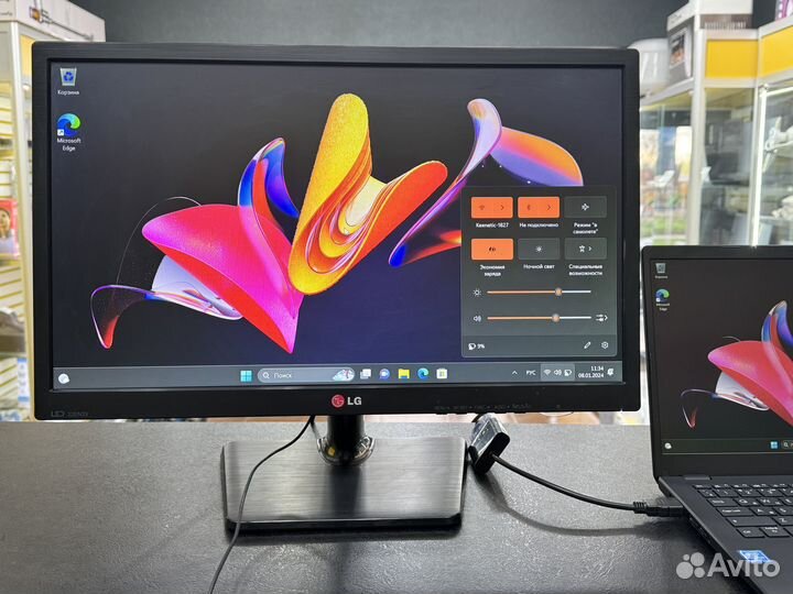 Монитор LG 22en33s-b 1080p