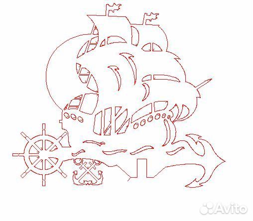 Флюгер 3Д модель