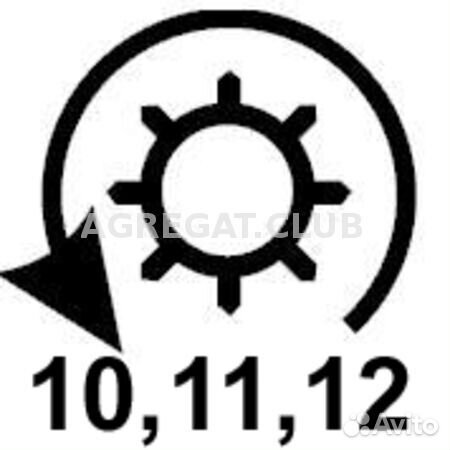 Стартер 11 зубов krauf STV9323BA