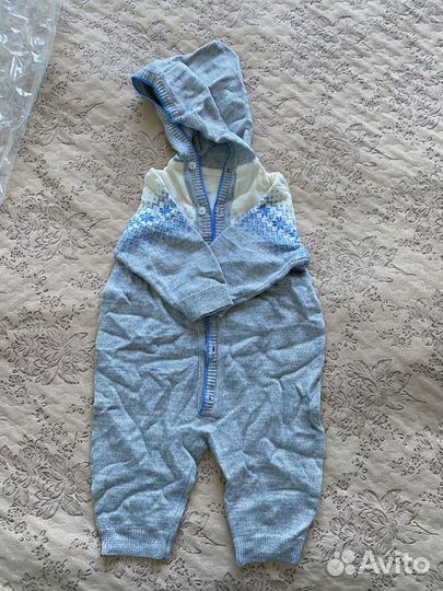 Комбенизон шерстяной 68-74
