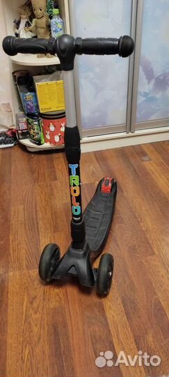 Самокат детский трехколесный бу