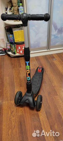 Самокат детский трехколесный бу