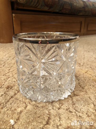 Хрустальная ваза,Богемия,Чехия