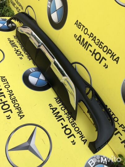 Mercedes W166 X166 GLE AMG Юбка бампера задняя