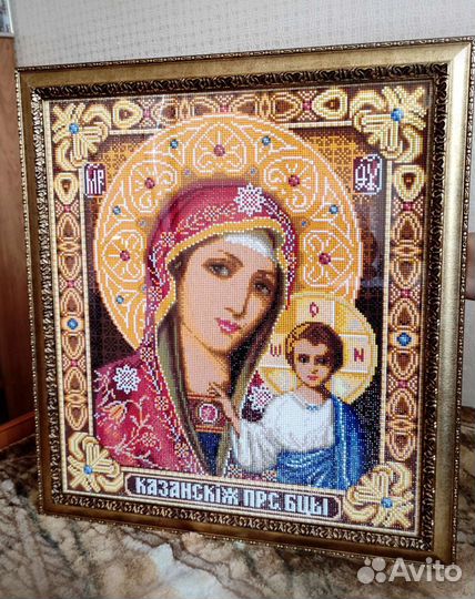 Казанская икона Божией Матери (алмазная вышивка)