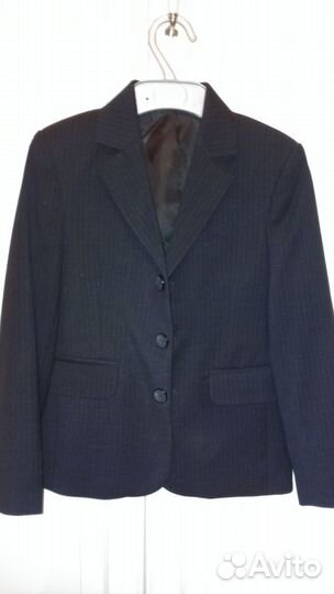 Пиджак SkyLake, р.128, т. -синий в полоску