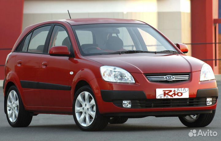Порог Kia Rio 2005-2011 (Полный профиль) (1мм)
