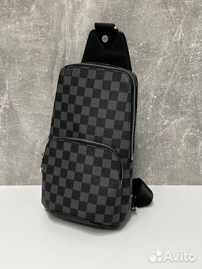 Мужская сумка слинг louis vuitton lv люкс