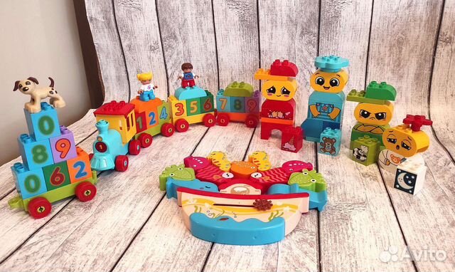 Lego дупло паровозик с цифрами Мои первые эмоции купить в Москве ...