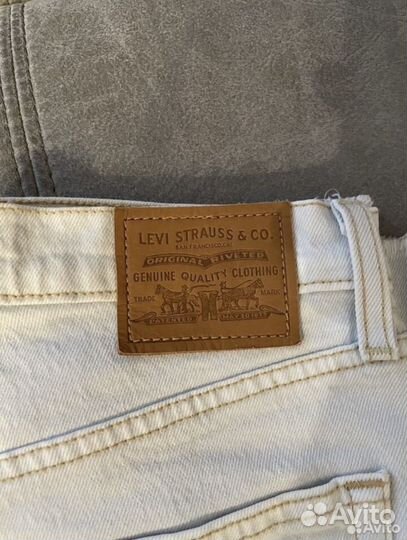 Джинсы levis ribcage straight женские
