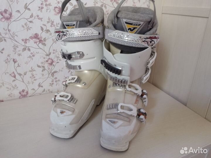 Горные лыжи fischer 140 и ботинки nordica 37