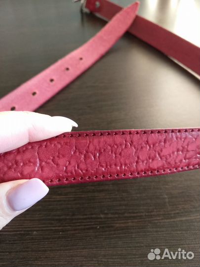 Ремень кожаный женский