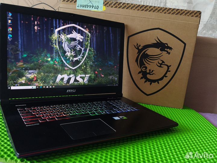 Игровая Рептилия MSI (17'3/GTX1070-8GB/i7/16GB/SSD
